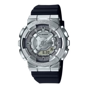 Silver Casio ANALOG-DIGITAL GMS110-1A Men's G-shock | VATPFD-974