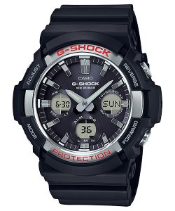 Silver Casio Analog-Digital Tough Solar GAS100-1A Men's G-shock | KBNUTA-286