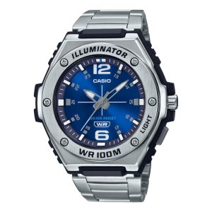 Silver Casio Analog MWA100HD-2AV Men's Casio | ORLTYD-825