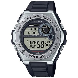 Silver Casio Analog MWD100H-1AV Men's Casio | EPGADB-907