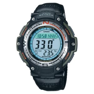 Silver Casio Digital SGW100B-3V Men's Casio | GXMPEA-839