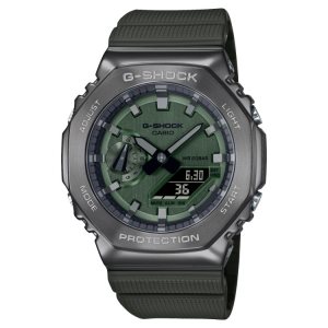 Silver Casio Metal Covered GM2100B-3A Men's G-shock | YWSEHB-623