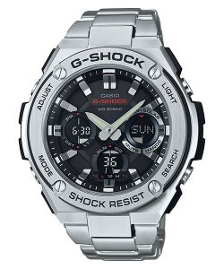 Silver / Grey Casio G-STEEL GSTS110D-1A Men's G-shock | RSKATU-795