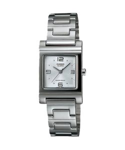 Silver Grey Casio Stainless Steel Analog LTP1237D-7A Men's Casio | RNSJBX-761