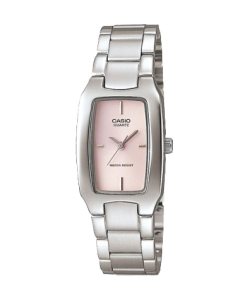 Silver Pink Casio Metal Analog LTP1165A-4C Men's Casio | KESAWJ-364