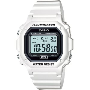 White Black Casio Digital F108WHC-7A Men's Casio | ZTVQJO-391