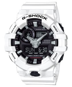 White Casio Analog-Digital GA700-7A Men's G-shock | ZIOCEY-046