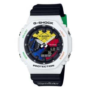 White Casio Analog-Digital GAE2100RC-1A Men's G-shock | OCJQEF-524