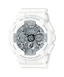 White Casio Analog-Digital GMAS120MF-7A1 Men's G-shock | JWCUBD-678