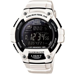 White Casio Tough Solar Sporty WS220C-7BV Men's Casio | VNHGDA-729