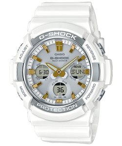 White / Gold Casio Analog Digital GAW-100GA-7A Men's G-shock | IDEVSG-527