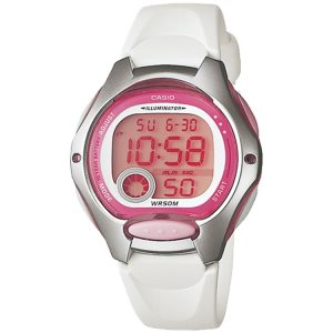 White Pink Casio Digital LW200-7AV Men's Casio | JYPSOC-452