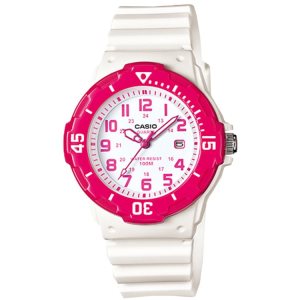 White Pink Casio Hot Analog LRW200H-4BV Men's Casio | ZLMYKV-632