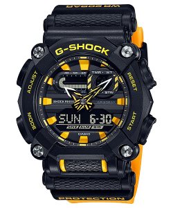 Yellow Black Casio Analog-Digital GA900A-1A9 Men's G-shock | VFJTEQ-850