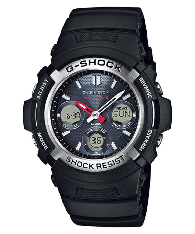 Black Casio Analog-Digital AWGM100-1A Men\'s G-shock | SZVEFY-908