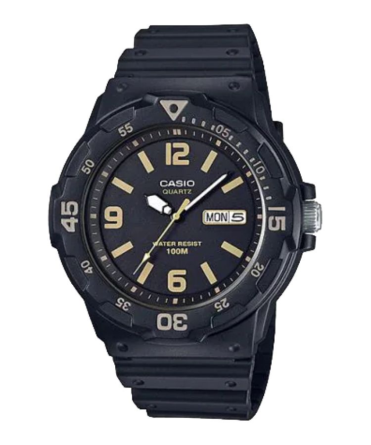 Black Casio Analog MRW200H-1B3V Men\'s Casio | YDKMTG-812