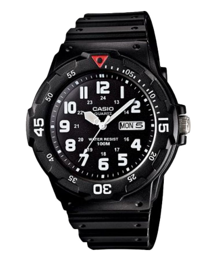 Black Casio Analog MRW200H-1BV Men\'s Casio | CQJLIY-461