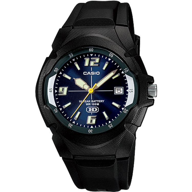 Black Casio Analog MW600F-2AV Men\'s Casio | WUQIRT-456