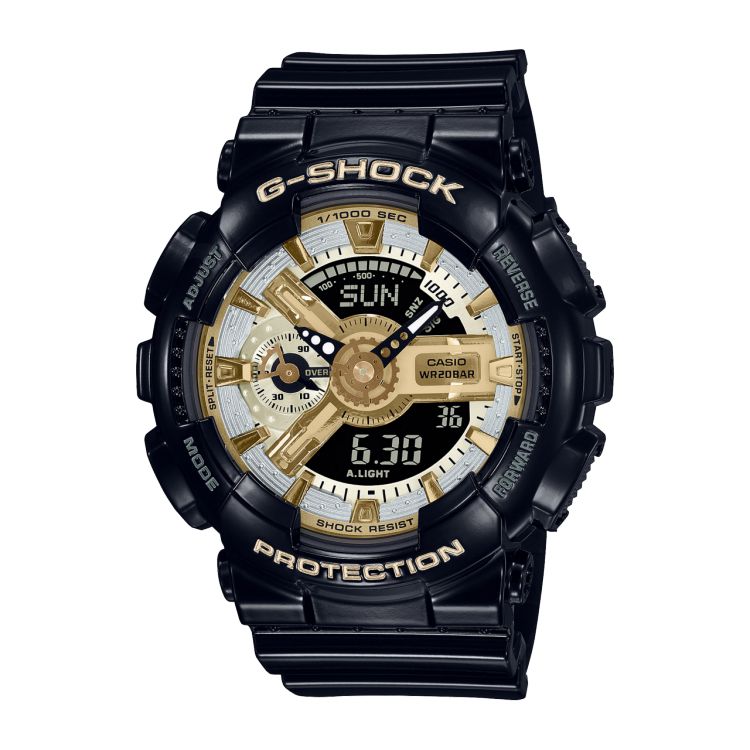 Black Casio Analog-digital GMAS110GB-1A Women\'s G-shock | YOPZFI-269