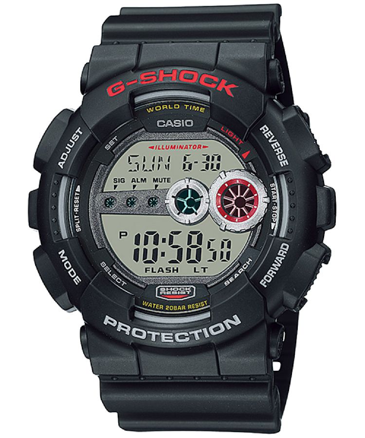 Black Casio DIGITAL GD100-1A Men\'s G-shock | ZXYKRS-614