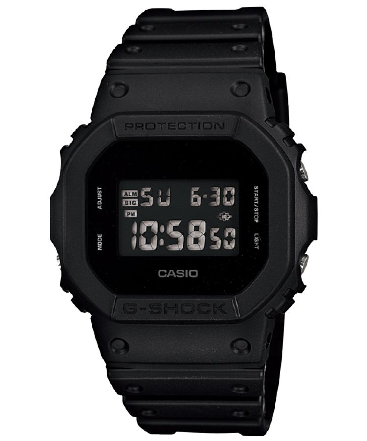 Black Casio Digital DW5600BB-1 Men\'s G-shock | RNFSYU-459