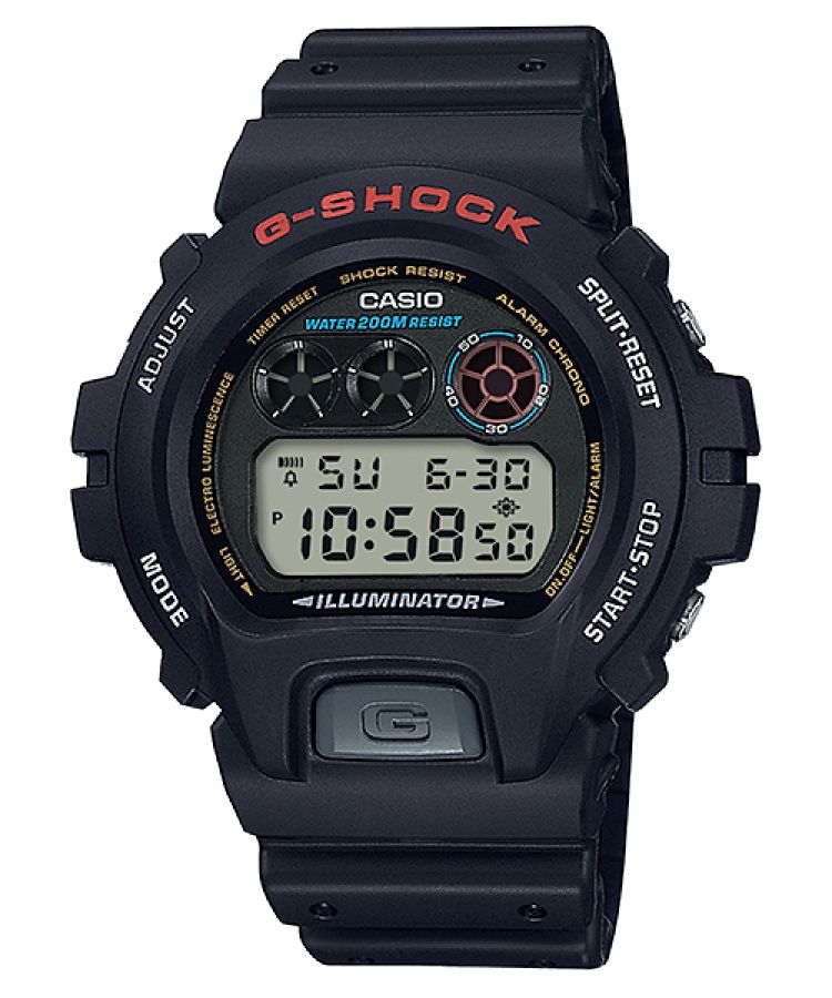 Black Casio Digital DW6900-1V Men\'s G-shock | RALCMW-289