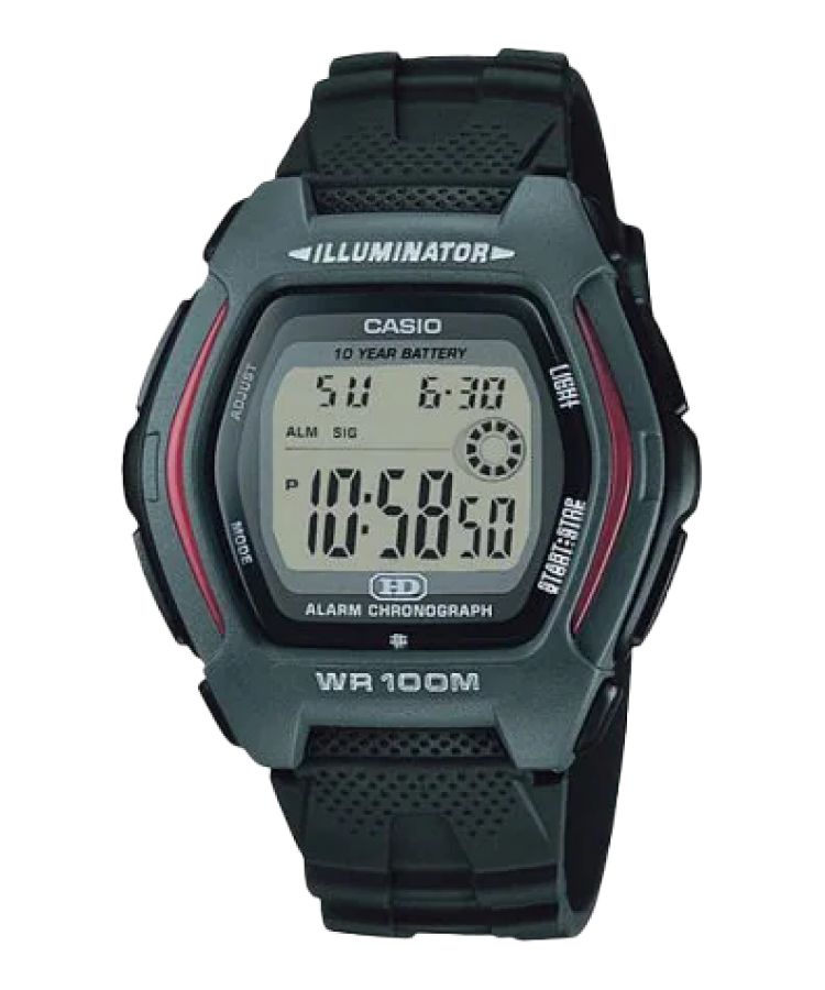 Black Casio Digital HDD600-1AV Men\'s Casio | YWQXSU-895