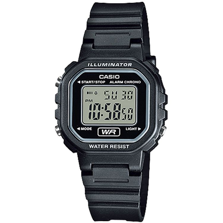 Black Casio Digital LA20WH-1A Men\'s Casio | DIPMOJ-581