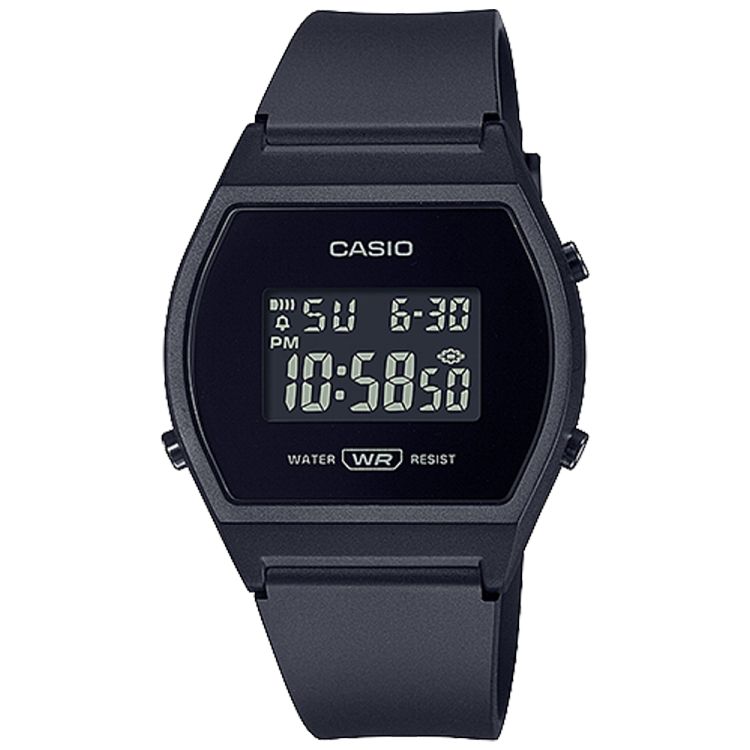 Black Casio Digital LW204-1B Men\'s Casio | FNJORT-139