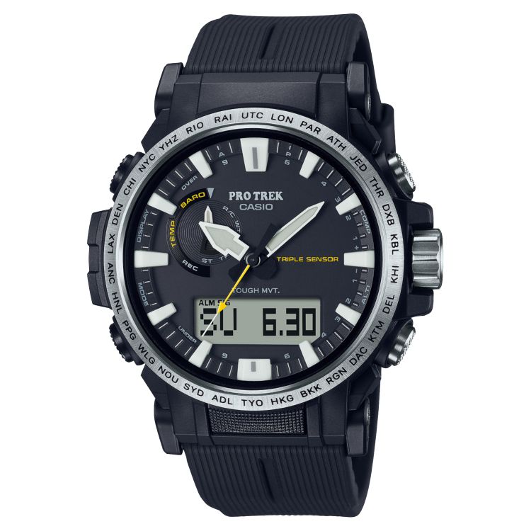 Black Casio Eco-Friendly PRW61-1A Men\'s Pro Trek | NZPQLG-658