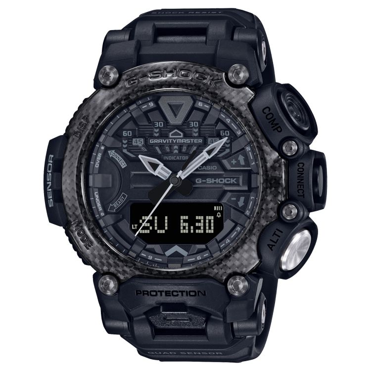 Black Casio Master of G Air GRB200-1B Men\'s G-shock | QICYEZ-896