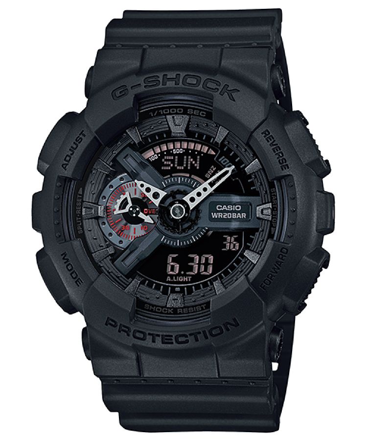 Black Casio Matte X-Large Analog Digital GA110MB-1A Men\'s G-shock | XOVIJG-731