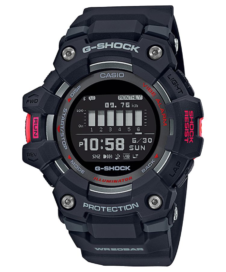 Black Casio Metal Sports GBD100-1 Men\'s G-shock | YHDVBK-765