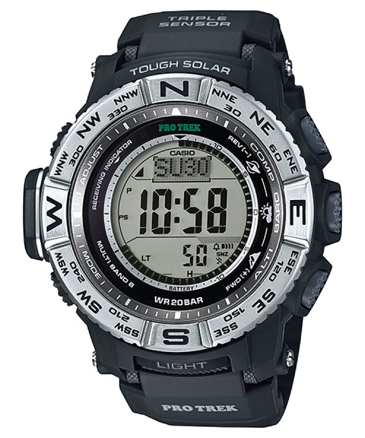 Black Casio PRW3500-1 Men\'s Pro Trek | OWIEXC-368