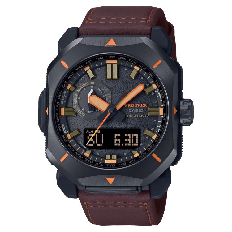 Black Casio PRW-6900 Series PRW6900YL-5 Men\'s Pro Trek | NTPYOS-914