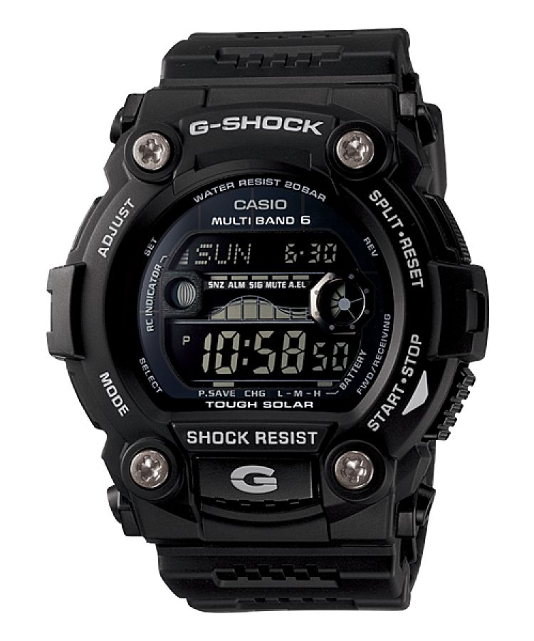 Black Casio Solar Atomic GW7900B-1 Men\'s G-shock | JARSWQ-904