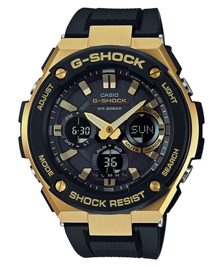 Black / Grey Casio G-STEEL GSTS100G-1A Men\'s G-shock | HQOMUW-209