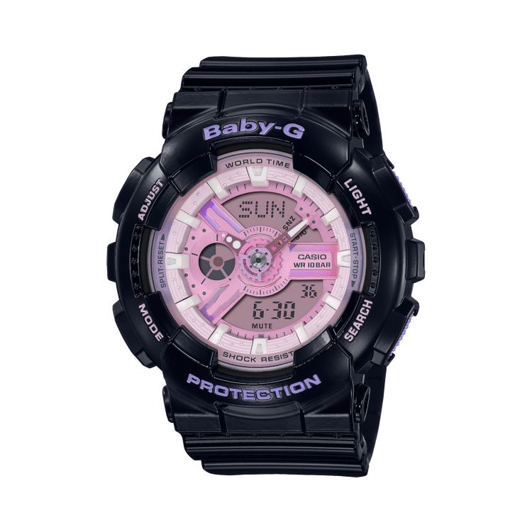 Black / Pink Casio Face BA110PL-1A Women\'s Baby-G | ZTYIFJ-920