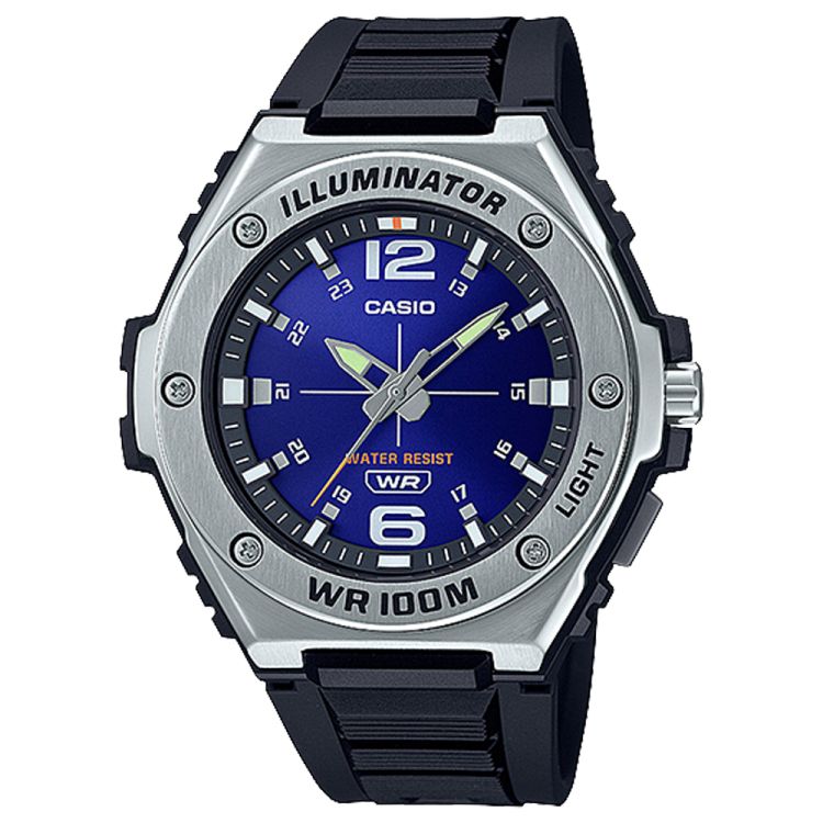 Black Royal Blue Casio And Analog MWA100H-2AV Men\'s Casio | HBKRGD-410