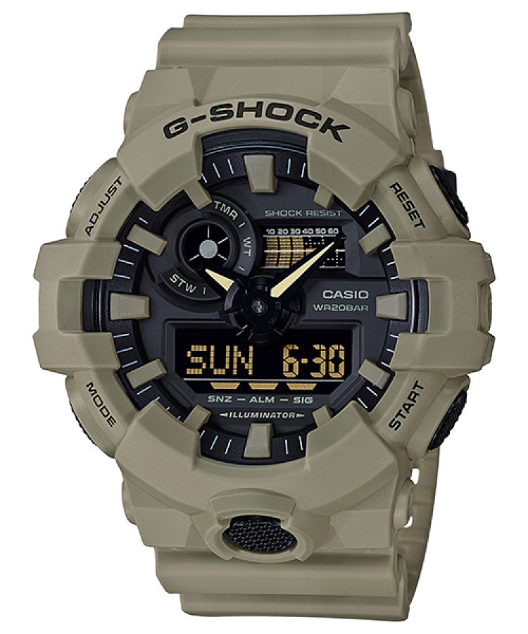 Brown Casio Tan Utility Collection GA700UC-5A Men\'s G-shock | CGTEMZ-023