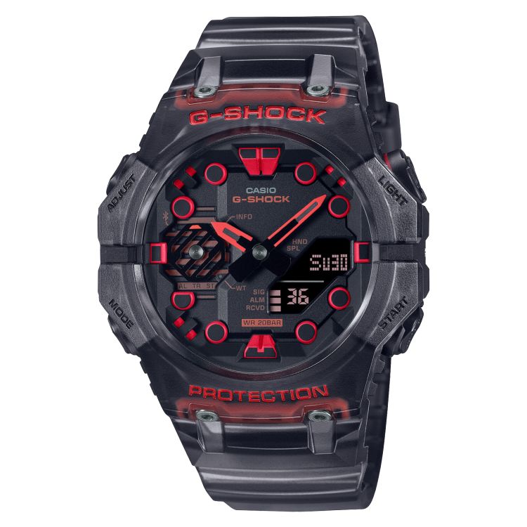 Casio ANALOG-DIGITAL Transparent GAB001G-1A Men\'s G-shock | FGVYBD-246