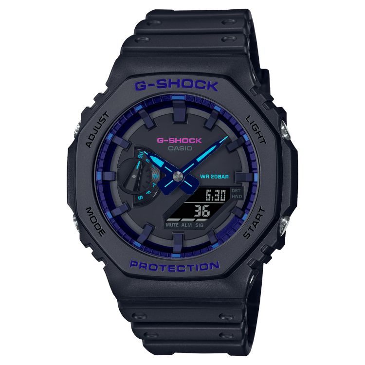 Casio Analog-Digital GA2100VB-1A Men\'s G-shock | VXUBIM-541