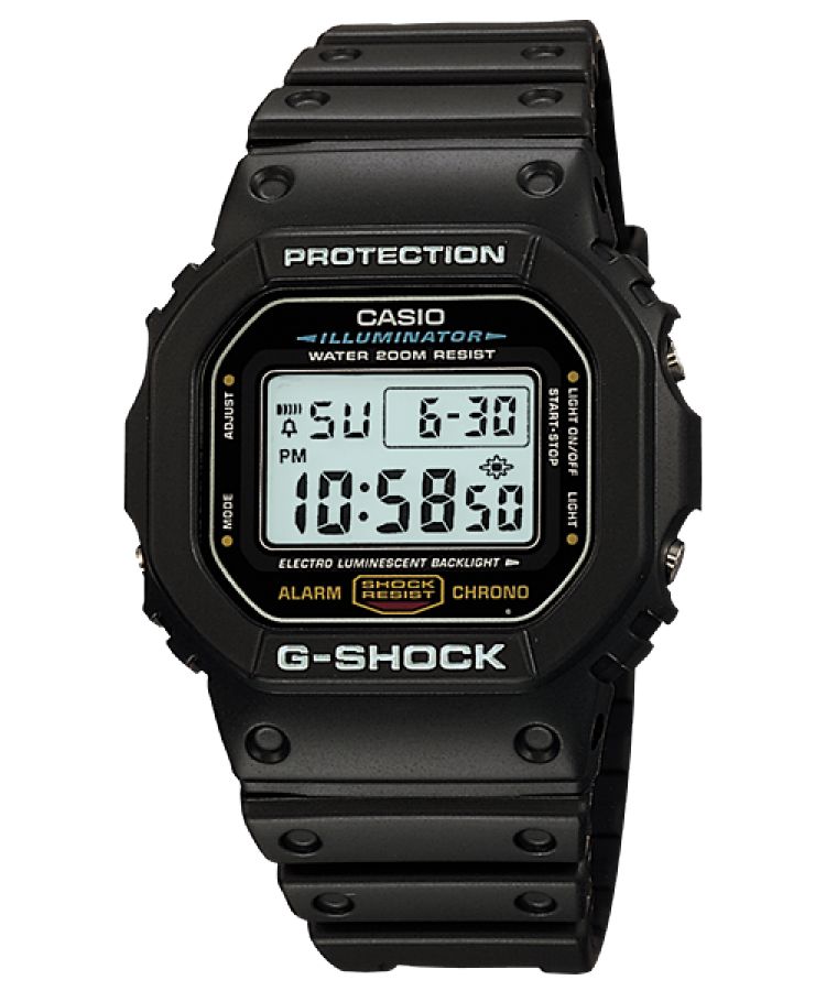 Casio Classic Digital 5600 Series DW5600E-1V Men\'s G-shock | CJXIHY-936