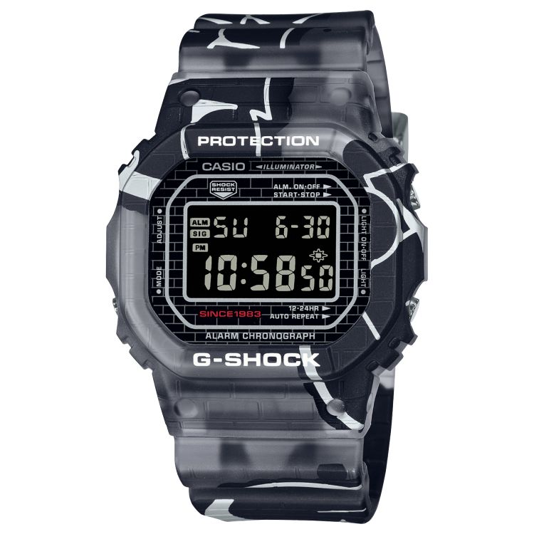 Casio DIGITAL Transparent DW5000SS-1 Men\'s G-shock | IWUYHL-670