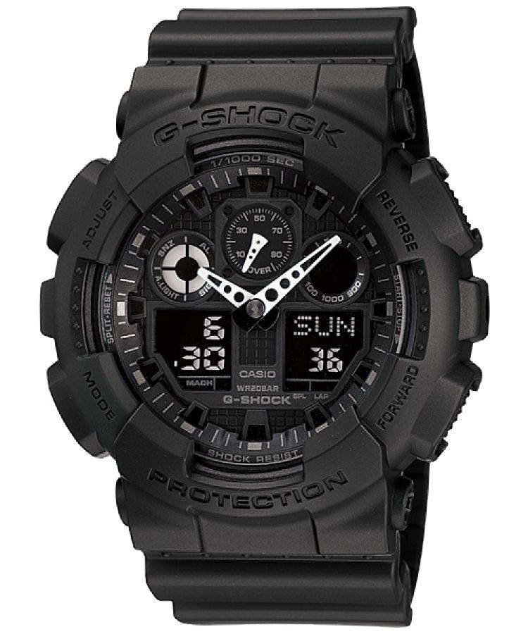 Casio Digital Durable GA100-1A1 Men\'s G-shock | UFKDSY-013