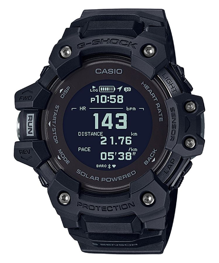 Casio Digital Heart Rate GPS GBDH1000-1 Men\'s G-shock | IBFJDZ-316