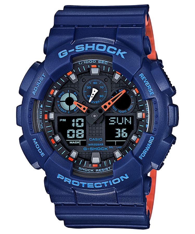 Casio Magnetic Resistant Analog Digital GA100L-2A Men\'s G-shock | AUDYIP-620