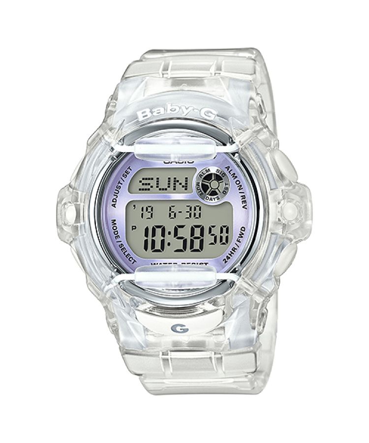 Casio Semi-Transparent Clear BG169R-7E Women\'s Baby-G | VOPBJA-723