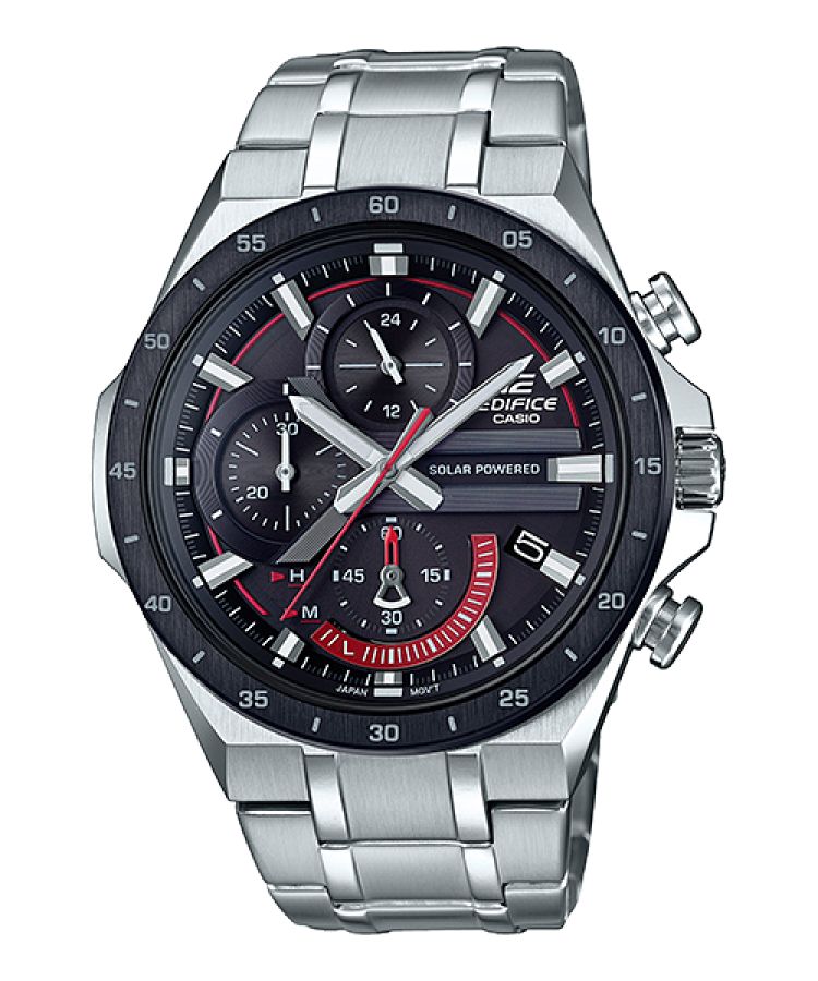 Casio Solar Powered Chronograph EQS920DB-1A Men\'s Edifice | JQACRY-560