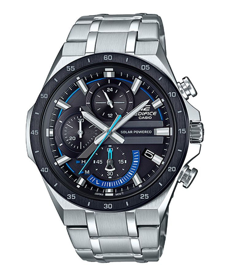 Casio Solar Powered Chronograph EQS920DB-1B Men\'s Edifice | OFJRPW-893